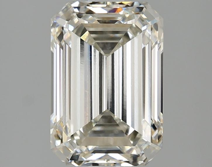 2.57 Carat Emerald Shaped Ideal Cut VVS1 IGI Certified Lab Grown Diamond