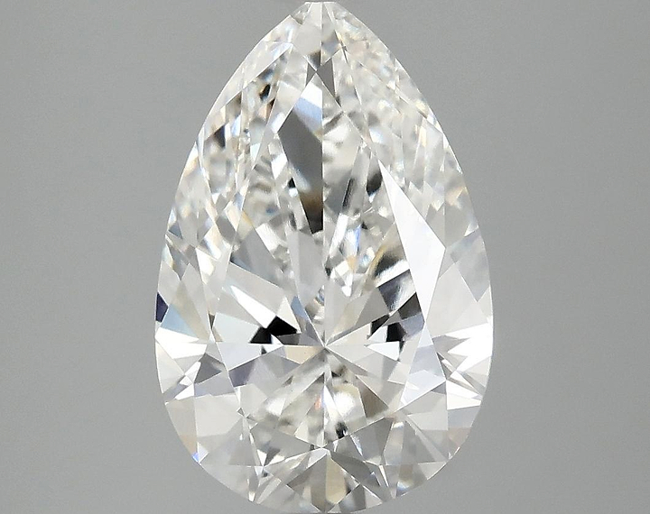 3.02 Carat Pear Shaped Excellent Cut VVS2 IGI Certified Lab Grown Diamond