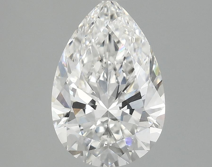 2.08 Carat Pear Shaped Excellent Cut VVS2 IGI Certified Lab Grown Diamond
