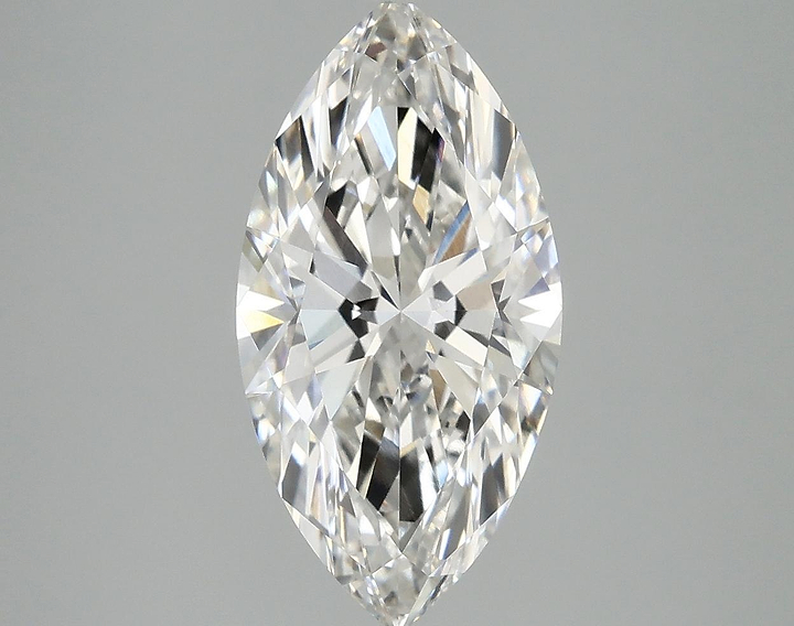 3.01 Carat Marquise Shaped Ideal Cut VVS2 IGI Certified Lab Grown Diamond