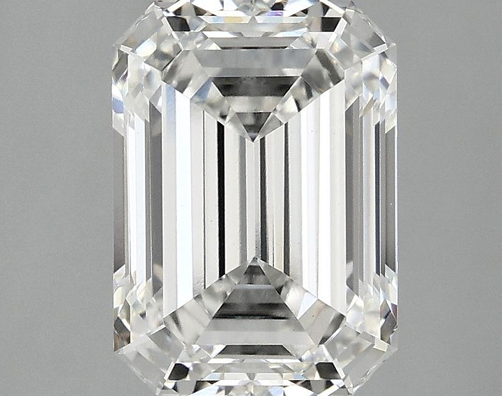 3.08 Carat Emerald Shaped Ideal Cut VS1 IGI Certified Lab Grown Diamond