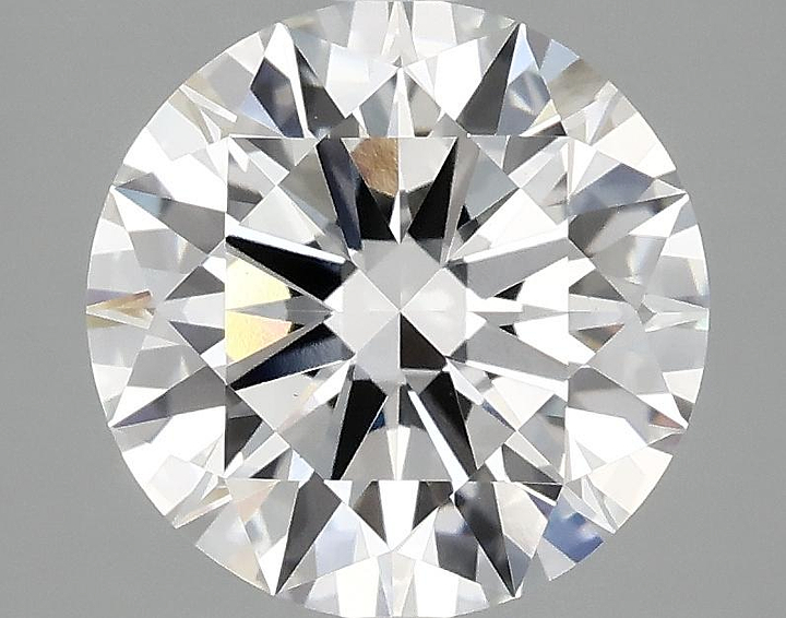 3.08 Carat Round Shaped Ideal Cut VVS2 IGI Certified Lab Grown Diamond