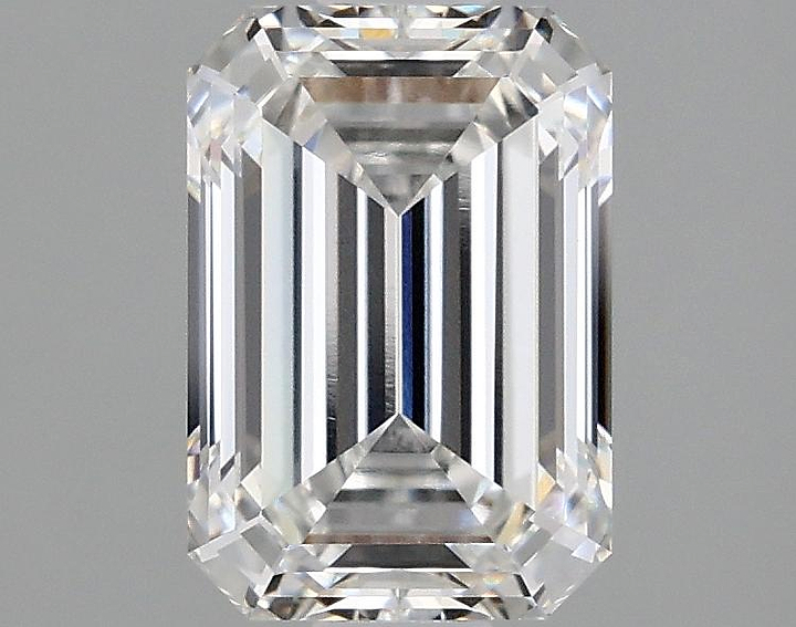 1.97 Carat Emerald Shaped Ideal Cut VVS2 IGI Certified Lab Grown Diamond