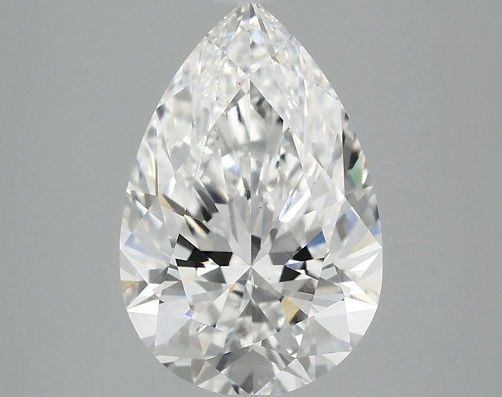 3.08 Carat Pear Shaped Excellent Cut VS1 IGI Certified Lab Grown Diamond