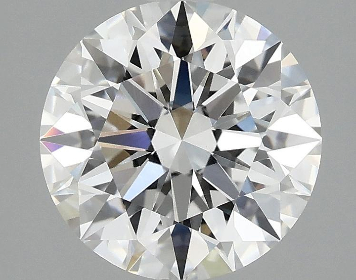 2.57 Carat Round Shaped Ideal Cut VVS2 IGI Certified Lab Grown Diamond