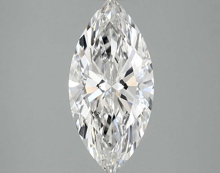 2.02 Carat Marquise Shaped Excellent Cut VVS2 IGI Certified Lab Grown Diamond