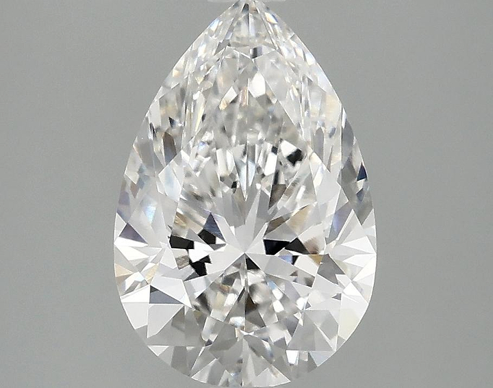 2.08 Carat Pear Shaped Excellent Cut VVS2 IGI Certified Lab Grown Diamond