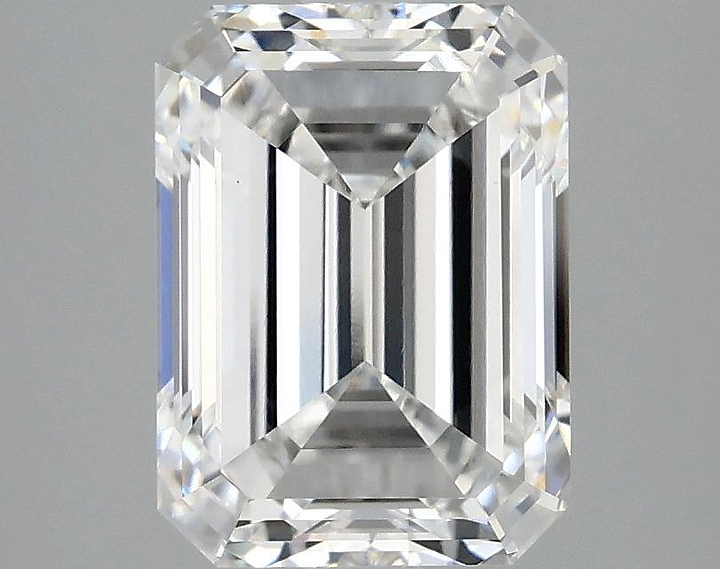 3.03 Carat Emerald Shaped Excellent Cut VS1 IGI Certified Lab Grown Diamond