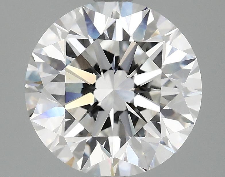 3.04 Carat Round Shaped Excellent Cut VVS2 IGI Certified Lab Grown Diamond