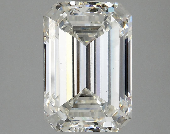 5.77 Carat Emerald Shaped Ideal Cut VS1 IGI Certified Lab Grown Diamond