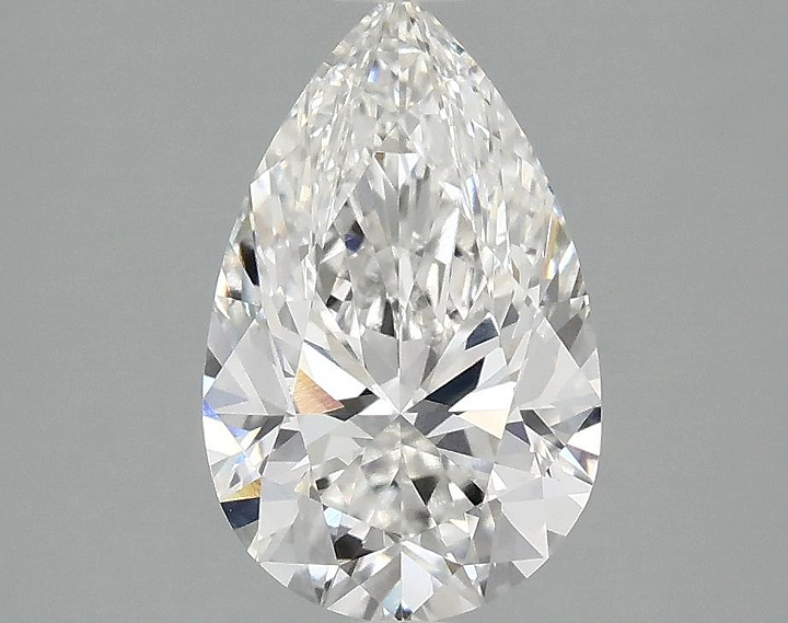 2.0 Carat Pear Shaped Ideal Cut VVS2 IGI Certified Lab Grown Diamond