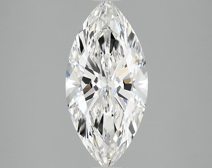 2.07 Carat Marquise Shaped Excellent Cut VVS2 IGI Certified Lab Grown Diamond