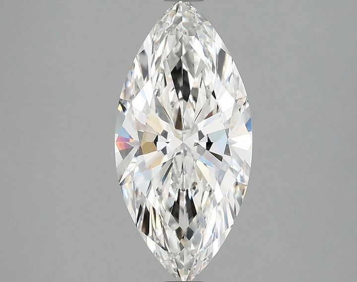 1.86 Carat Marquise Shaped Excellent Cut VVS2 IGI Certified Lab Grown Diamond