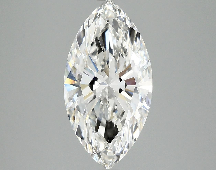 3.09 Carat Marquise Shaped Ideal Cut VVS2 IGI Certified Lab Grown Diamond