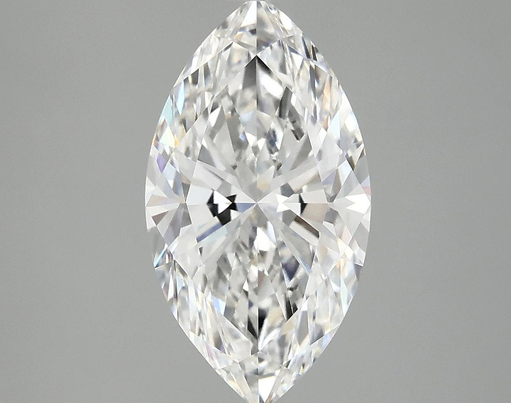 3.04 Carat Marquise Shaped Excellent Cut VVS2 IGI Certified Lab Grown Diamond