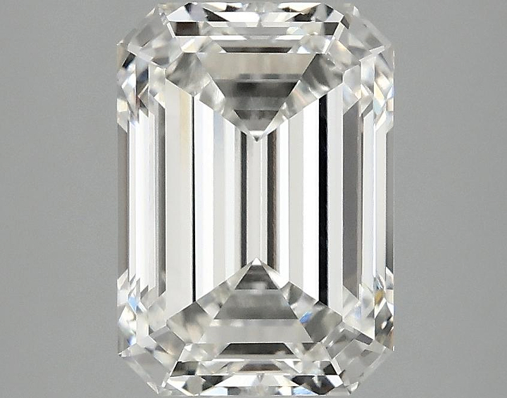 3.05 Carat Emerald Shaped Ideal Cut VVS2 IGI Certified Lab Grown Diamond