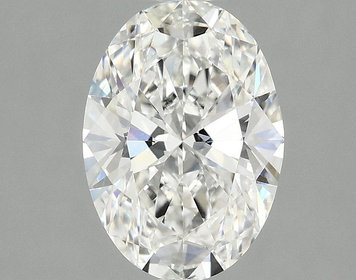 1.5 Carat Oval Shaped Ideal Cut VVS2 IGI Certified Lab Grown Diamond
