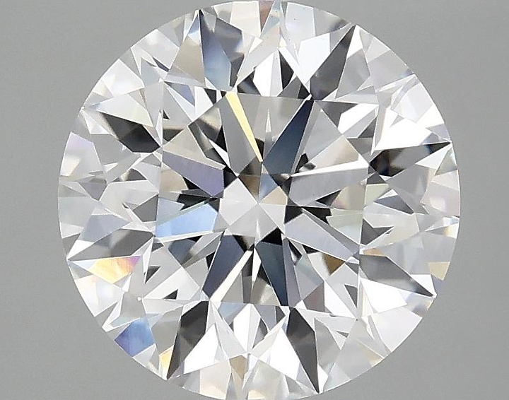 3.06 Carat Round Shaped Excellent Cut VVS2 IGI Certified Lab Grown Diamond