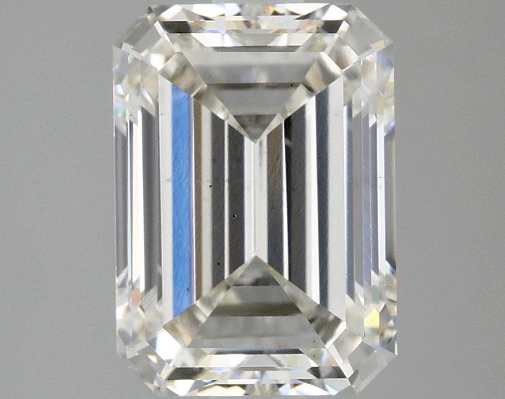 2.55 Carat Emerald Shaped Ideal Cut VS2 IGI Certified Lab Grown Diamond