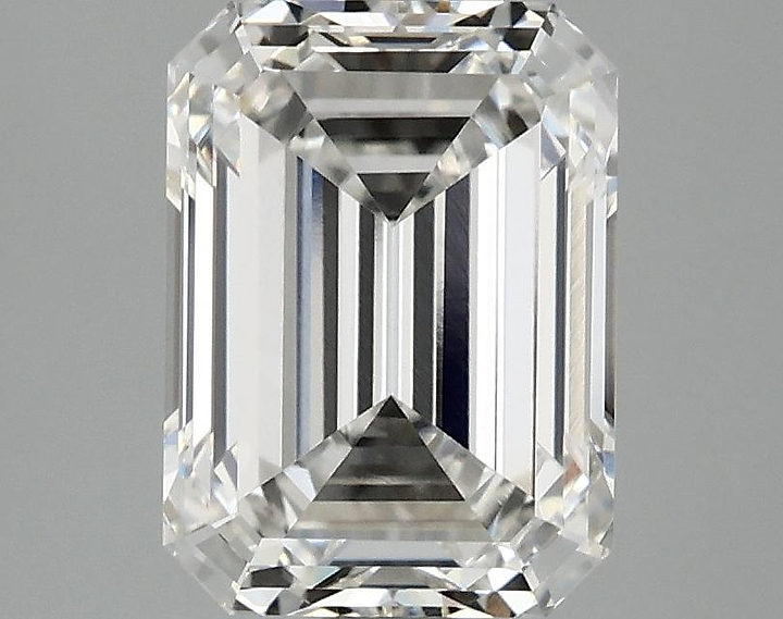 3.08 Carat Emerald Shaped Excellent Cut VVS2 IGI Certified Lab Grown Diamond