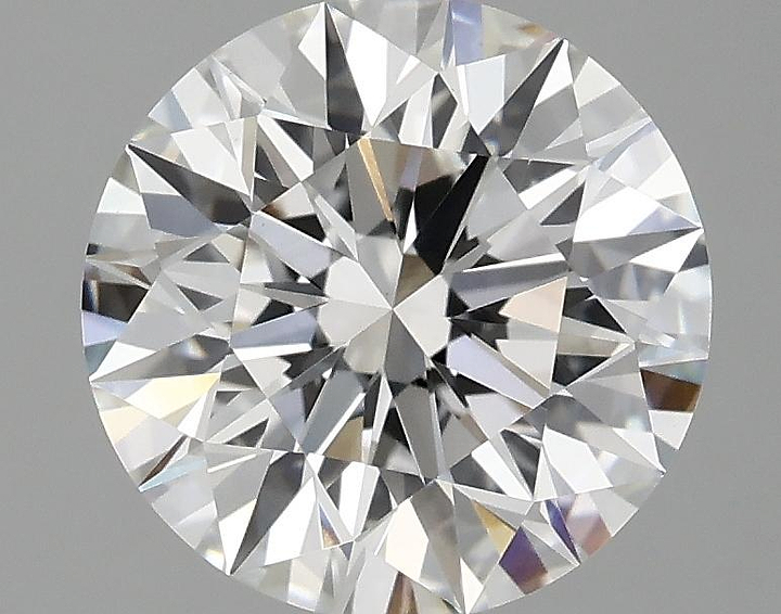 2.53 Carat Round Shaped Ideal Cut VVS2 IGI Certified Lab Grown Diamond