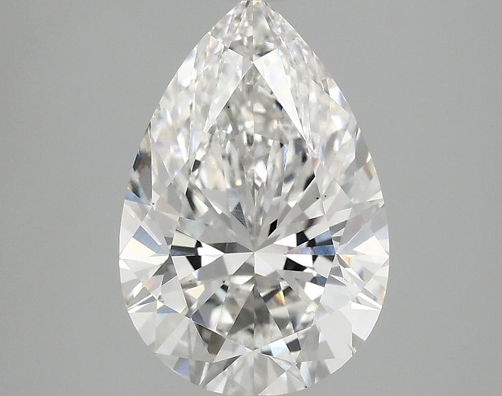 3.08 Carat Pear Shaped Excellent Cut VS1 IGI Certified Lab Grown Diamond