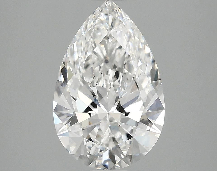 2.08 Carat Pear Shaped Excellent Cut VVS2 IGI Certified Lab Grown Diamond