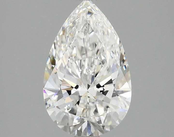 2.03 Carat Pear Shaped Ideal Cut VS1 IGI Certified Lab Grown Diamond
