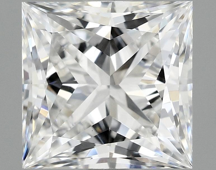 1.86 Carat Princess Shaped Ideal Cut VVS2 IGI Certified Lab Grown Diamond