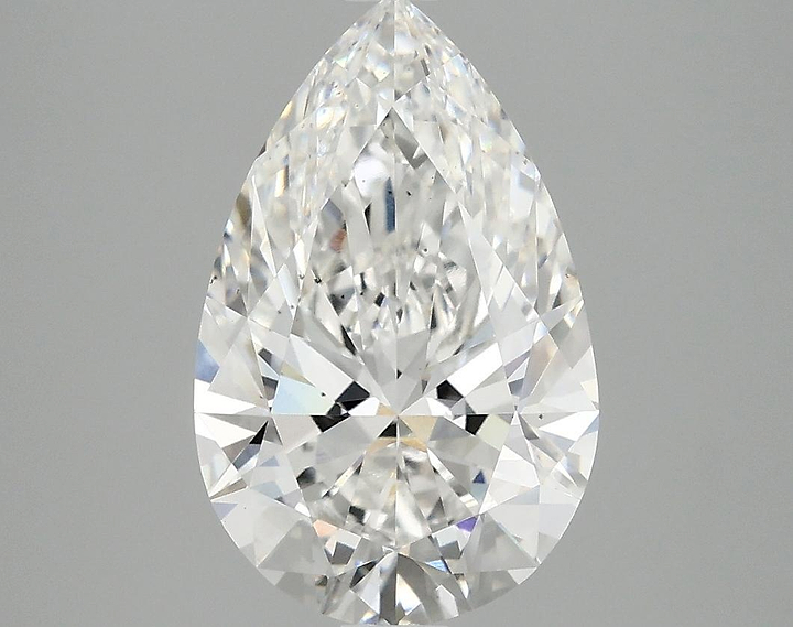 3.08 Carat Pear Shaped Ideal Cut VS2 IGI Certified Lab Grown Diamond