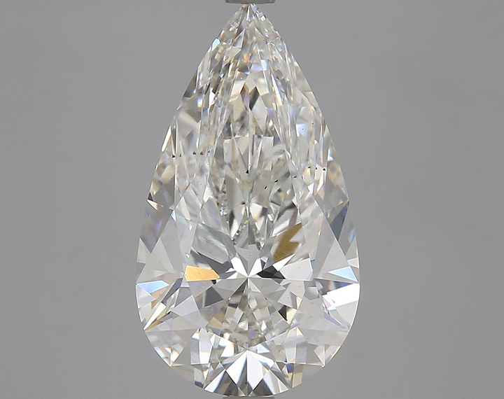 5.09 Carat Pear Shaped Excellent Cut SI1 IGI Certified Lab Grown Diamond