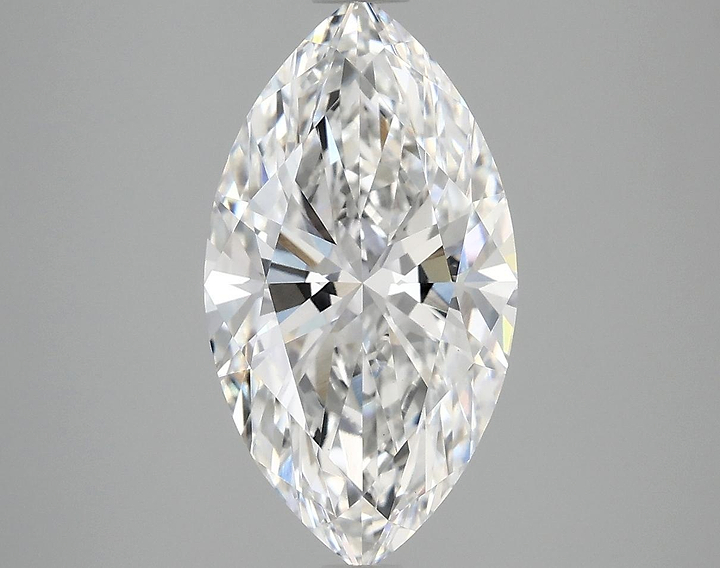 3.09 Carat Marquise Shaped Excellent Cut VVS2 IGI Certified Lab Grown Diamond