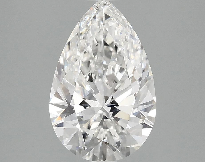 2.04 Carat Pear Shaped Ideal Cut VVS2 IGI Certified Lab Grown Diamond