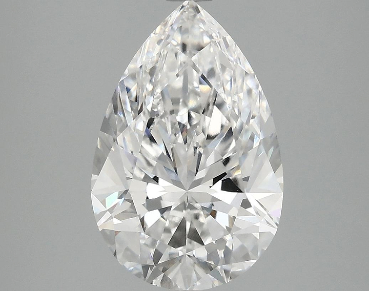 3.01 Carat Pear Shaped Excellent Cut VS1 IGI Certified Lab Grown Diamond