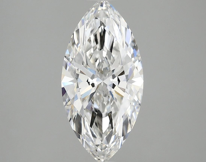 1.84 Carat Marquise Shaped Ideal Cut VVS2 IGI Certified Lab Grown Diamond
