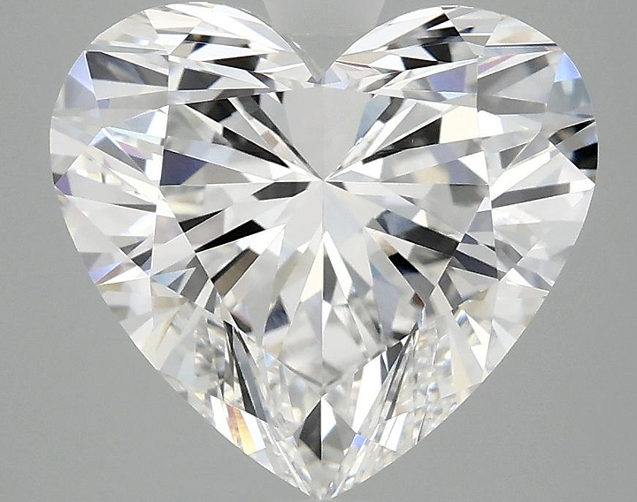 4.05 Carat Heart Shaped Ideal Cut VVS2 IGI Certified Lab Grown Diamond