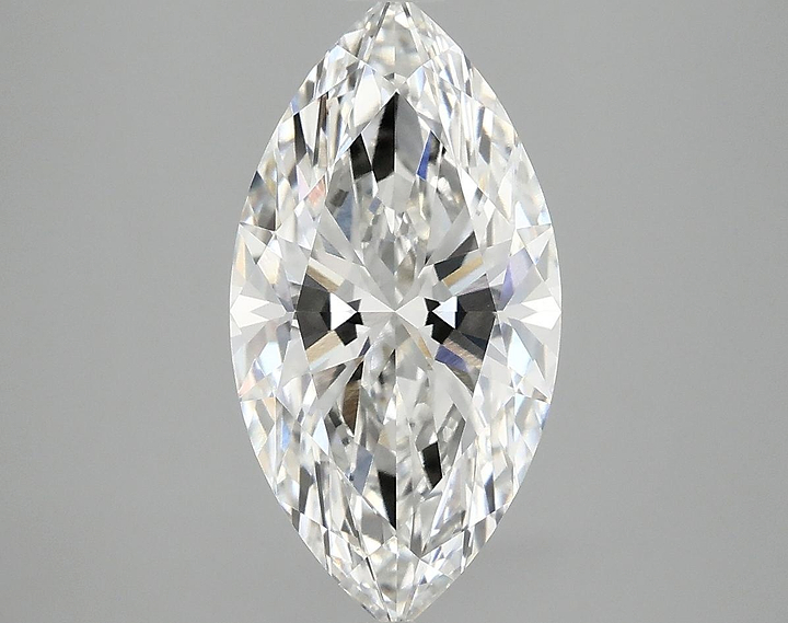 2.92 Carat Marquise Shaped Ideal Cut VVS2 IGI Certified Lab Grown Diamond