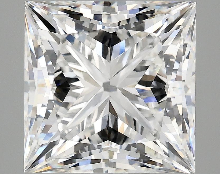 5.06 Carat Princess Shaped Ideal Cut VVS2 IGI Certified Lab Grown Diamond