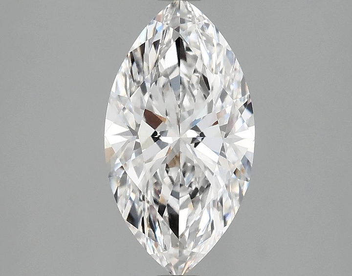 2.01 Carat Marquise Shaped Excellent Cut VVS2 IGI Certified Lab Grown Diamond