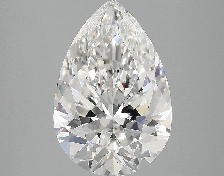 4.02 Carat Pear Shaped Excellent Cut VS2 IGI Certified Lab Grown Diamond