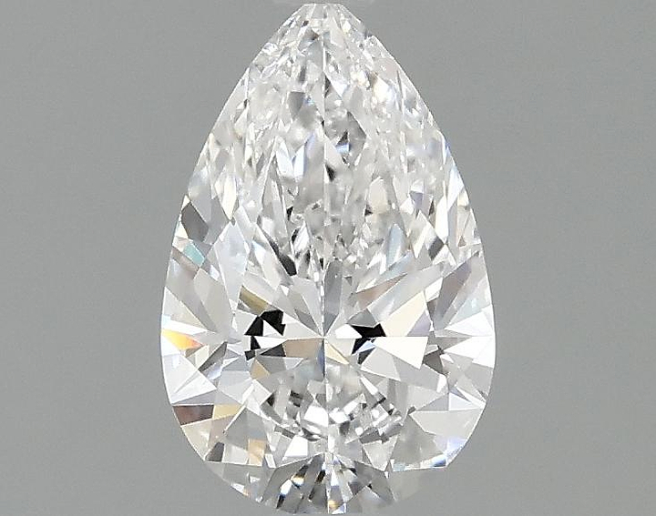 0.97 Carat Pear Shaped Ideal Cut VVS2 IGI Certified Lab Grown Diamond