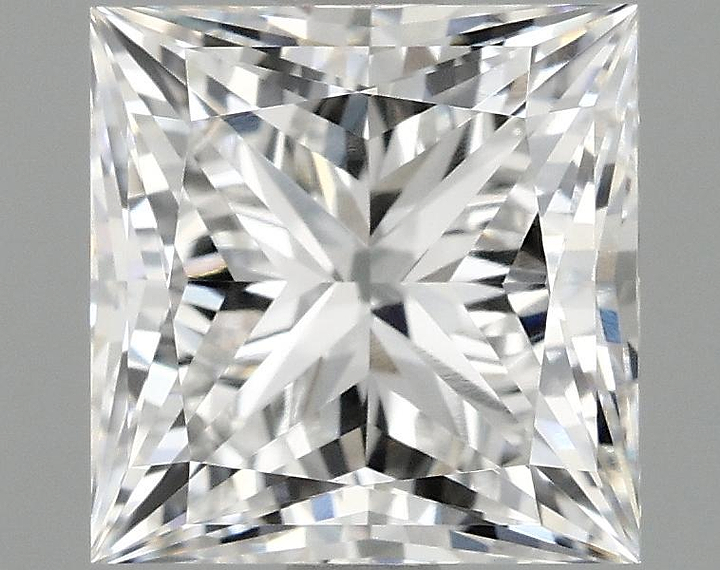 1.9 Carat Princess Shaped Ideal Cut VVS2 IGI Certified Lab Grown Diamond