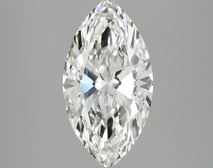 2.0 Carat Marquise Shaped Ideal Cut VVS2 IGI Certified Lab Grown Diamond