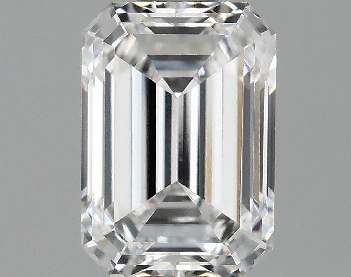 1.08 Carat Emerald Shaped Ideal Cut VVS2 IGI Certified Lab Grown Diamond