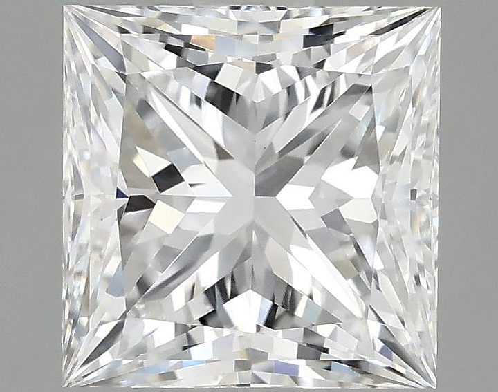 1.97 Carat Princess Shaped Ideal Cut VVS2 IGI Certified Lab Grown Diamond