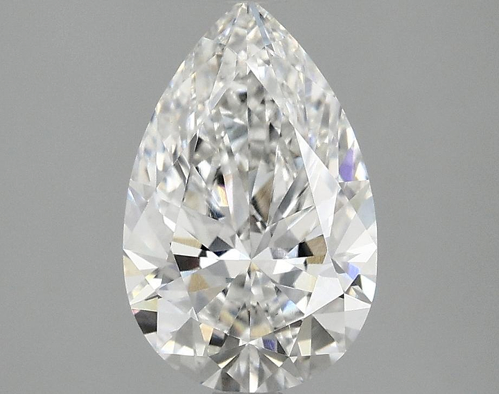 1.87 Carat Pear Shaped Ideal Cut VVS2 IGI Certified Lab Grown Diamond