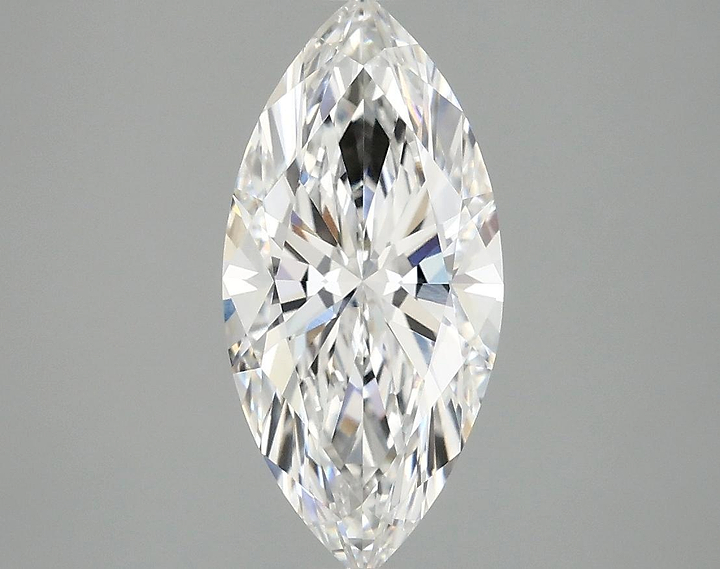 2.02 Carat Marquise Shaped Excellent Cut VVS2 IGI Certified Lab Grown Diamond