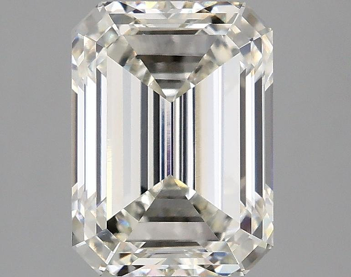 2.56 Carat Emerald Shaped Excellent Cut VVS2 IGI Certified Lab Grown Diamond
