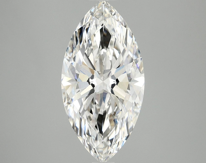 3.09 Carat Marquise Shaped Ideal Cut VVS2 IGI Certified Lab Grown Diamond