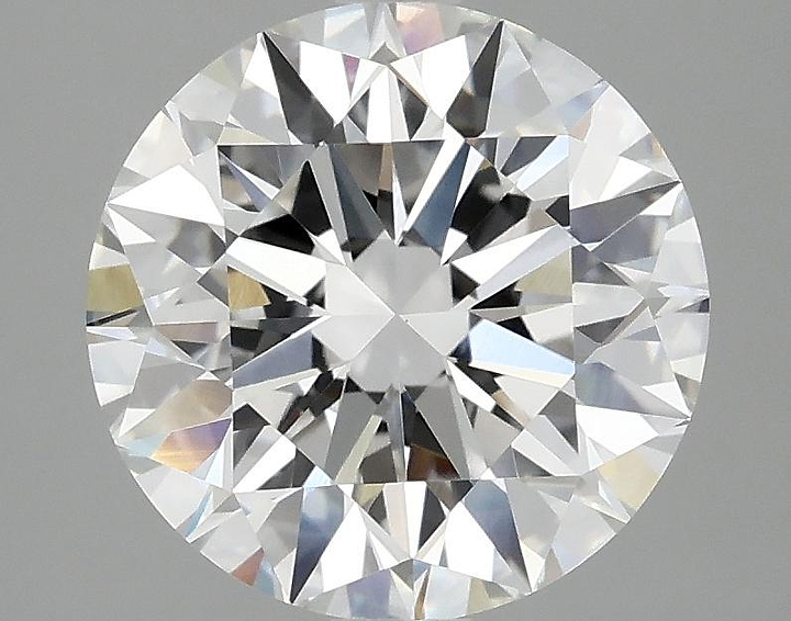 3.09 Carat Round Shaped Ideal Cut VVS2 IGI Certified Lab Grown Diamond